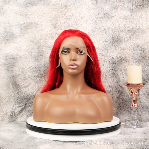 13X6 13X4 Color 99J Red Burgundy 180% Virgin Wig Black Burgundy HD Transparent Lace Front Wig Brown Blonde Ombre Human Hair Wig